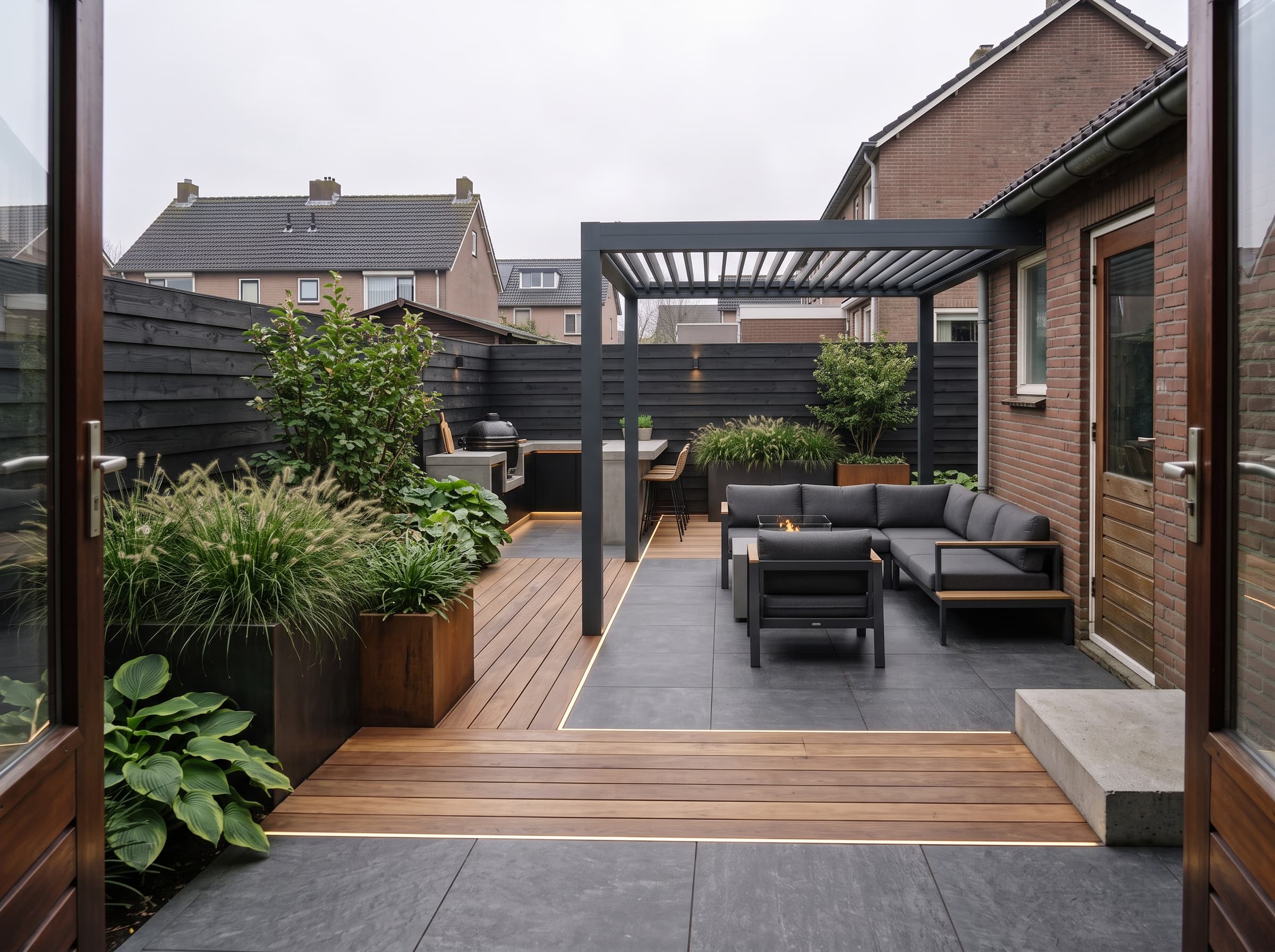 Tuinvisualisatie in stijl Luxe buitenleven