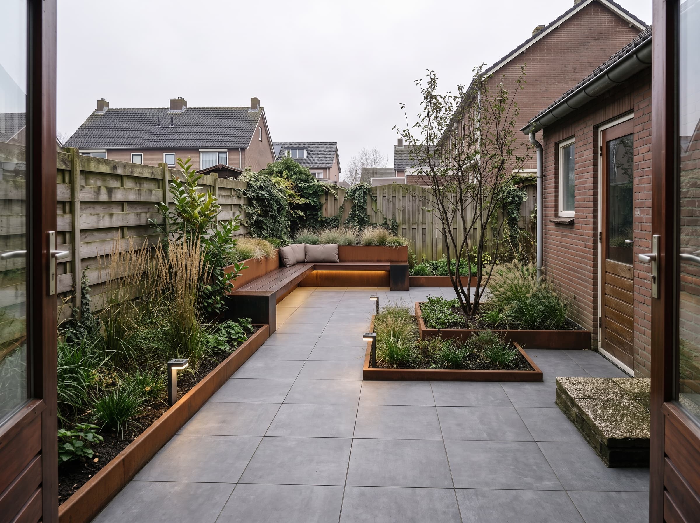 Tuinvisualisatie in stijl Strak modern
